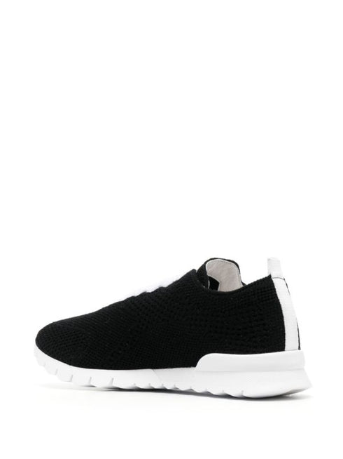 fully-perforated low-top sneakers